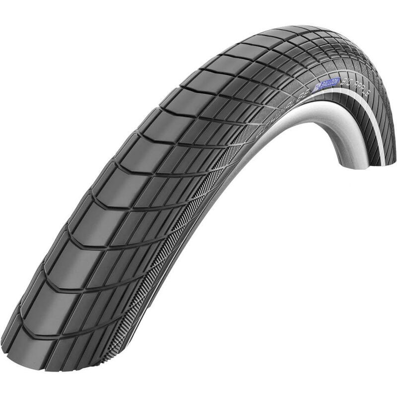 Pneu rigide avec réfléchissant Schwalbe Big Apple Race-Guard HS430 Liteskin Rigi