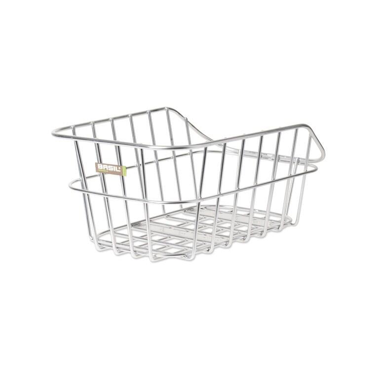 BASIL Cestino ruota posteriore "Cento Aluminium
