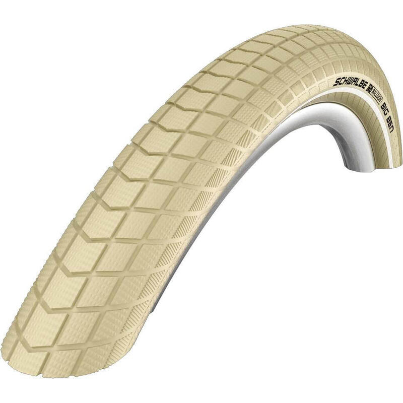 Pneu Little Big Ben - 28x1.50 polegadas - K-Guard - creme