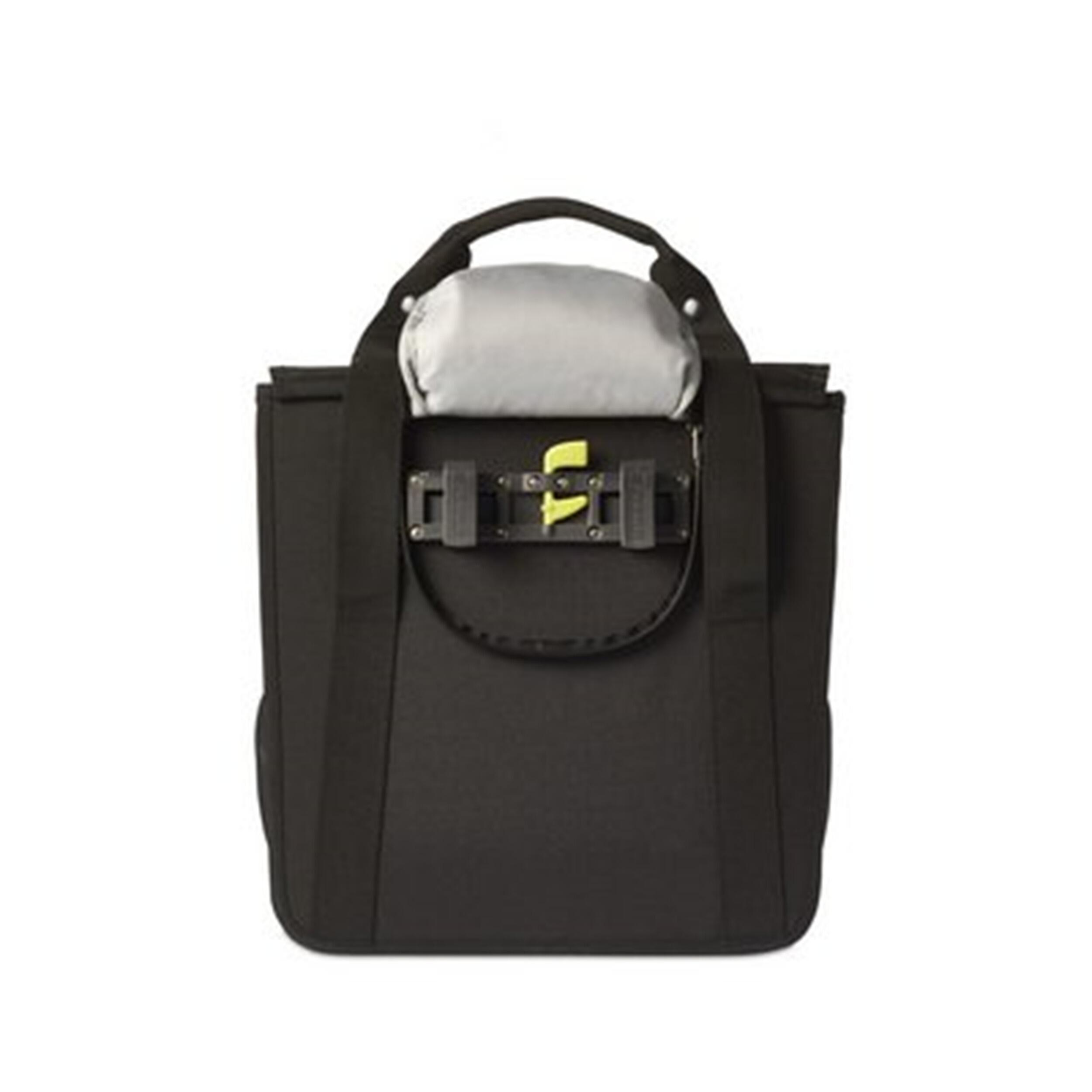 Basil Einzeltasche Go Single solid black, 33x17x41cm, 16ltr 2/4