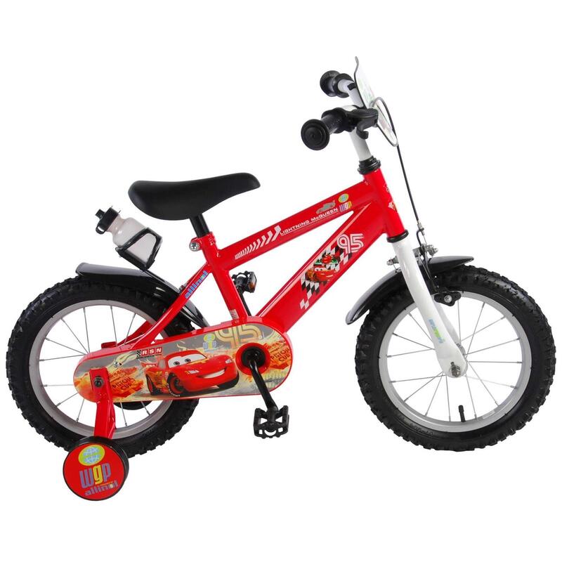 Disney | Kinderfiets | Cars | Staal | Rood | boys'  einde