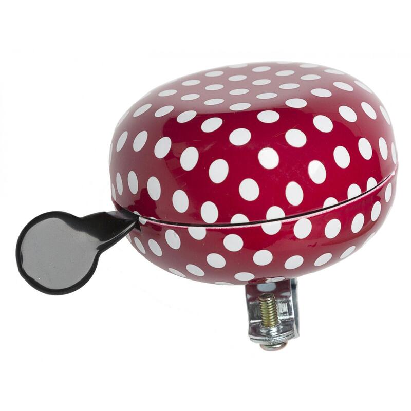 New Looxs cloche Polka à 80mm rouge / blanc