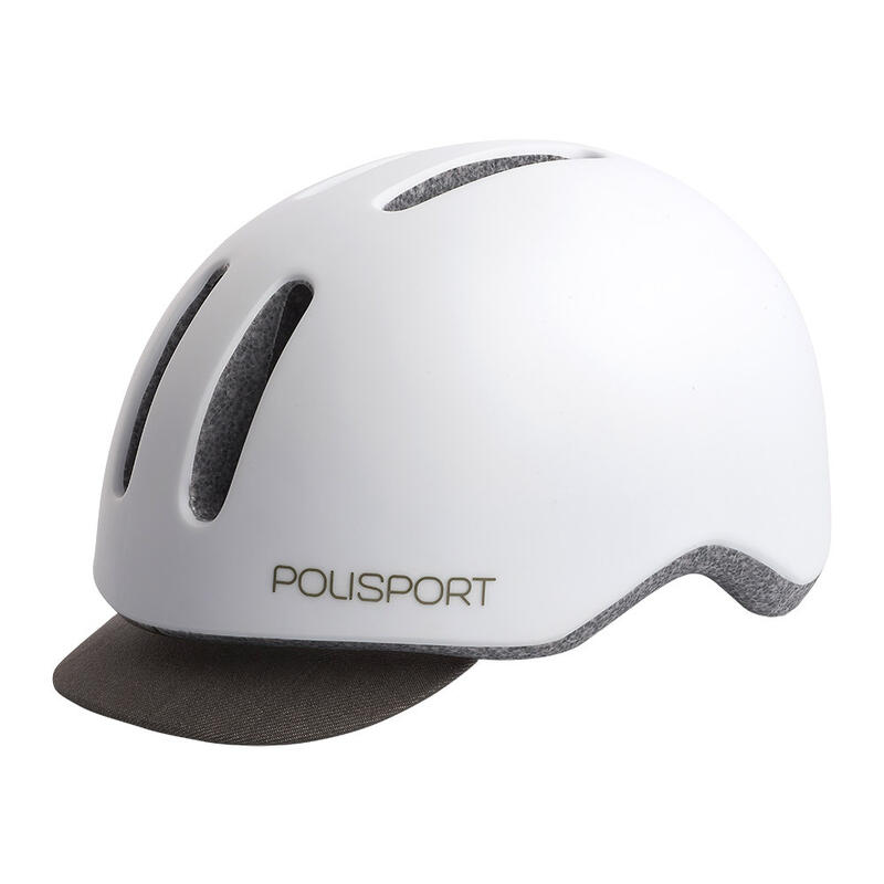 Casque de vélo Commmuter L (58-61 cm) - Matt blanc / gris