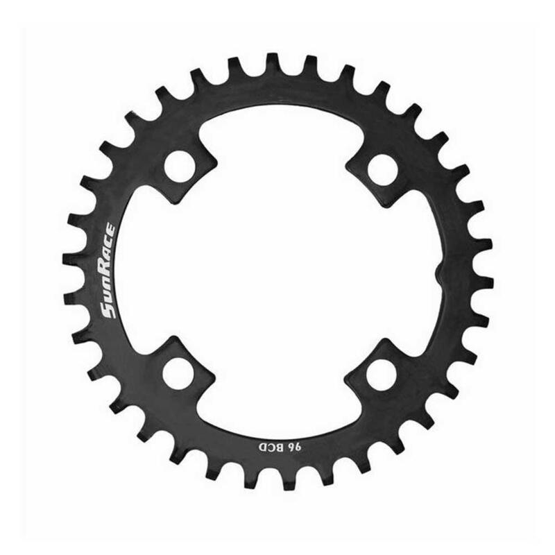 SunRace CRMX kettingblad BCD-96 mm staal 32T zwart