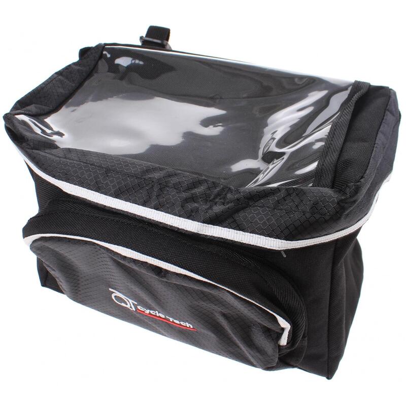 Cycle Tech sac de guidon avec des sangles 6,5 litres noirs