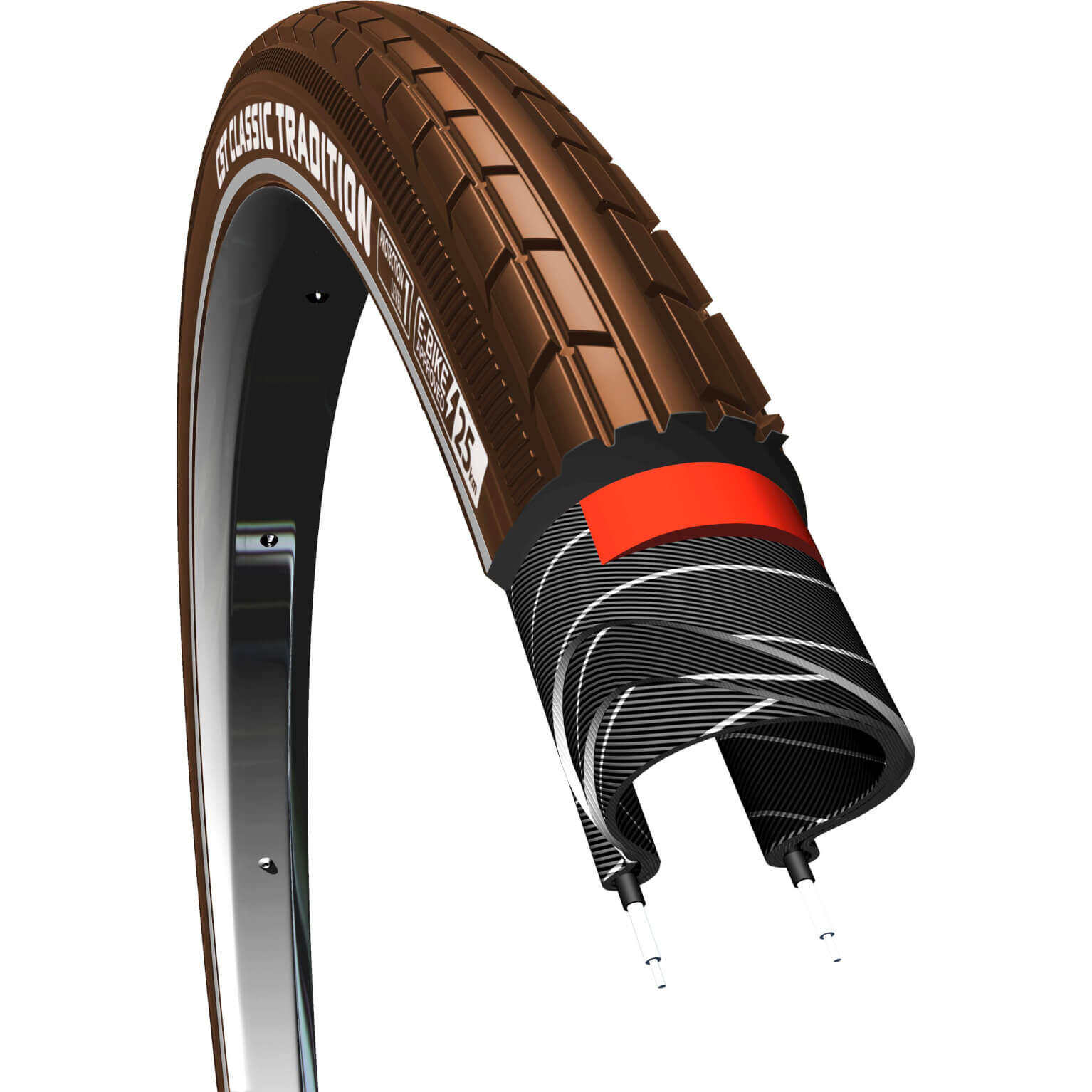 CST Pneumatico rigido con riflettore CST Tradition plus XL 28x1.75 47-622