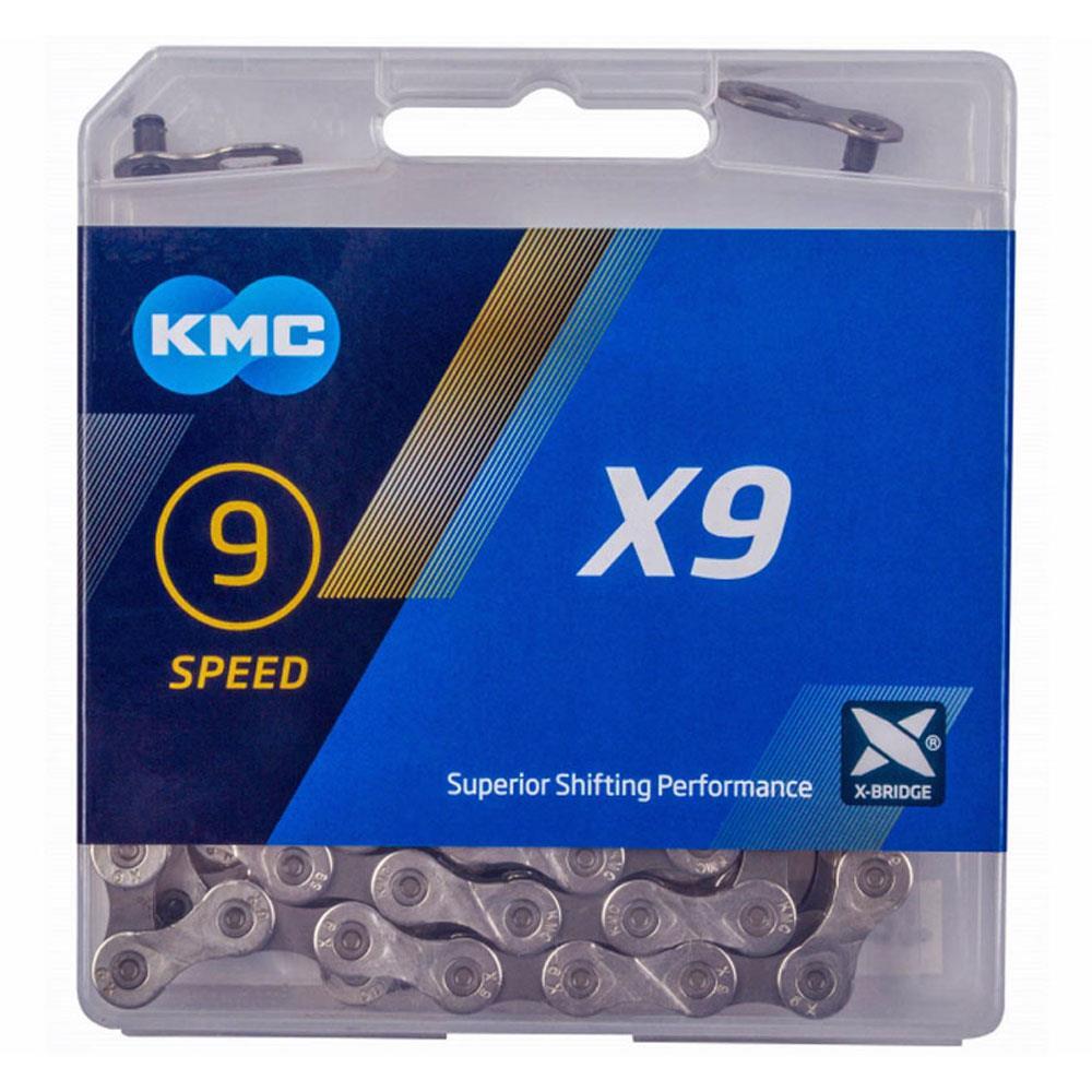 KMC X9 114 Link Chain 9 Speed 1/5
