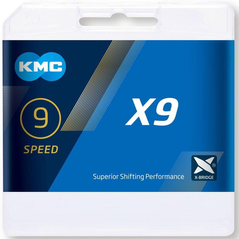 KMC X9 Gray 114 Index 9V -keten