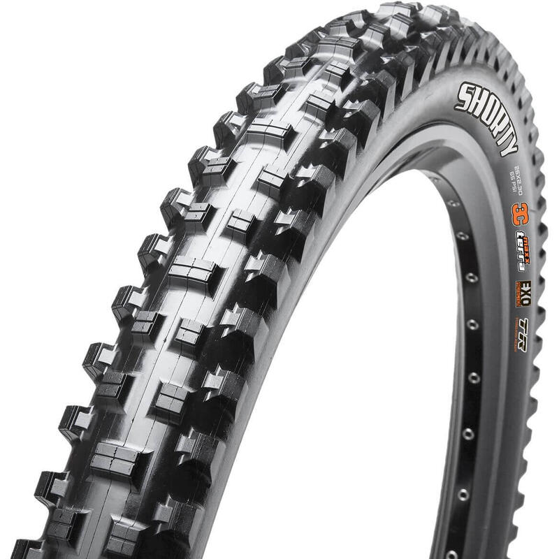 Neumático exterior Maxxis Shorty 3CT EXO TR 29 x 2,50 plegado negro