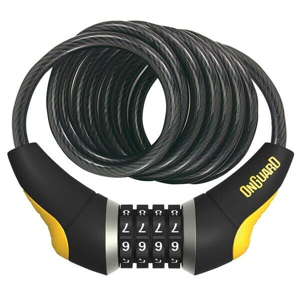 Cadeado de cabo Onguard Combo Doberman Glo-180cmx12mm 2/7