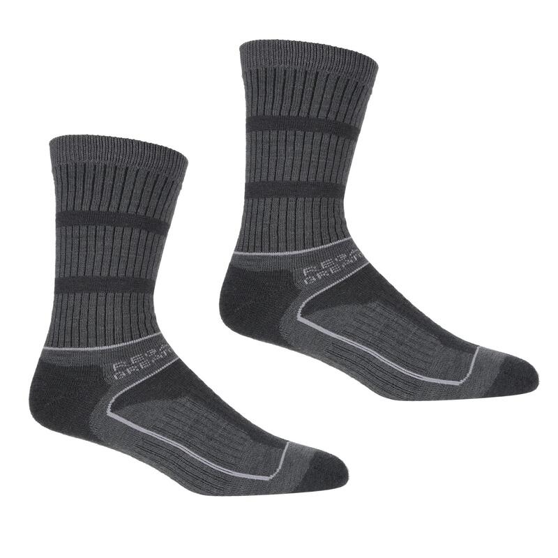 Dames Samaris 3 Season Boot Socks (Bruingrijs/Licht Staal)