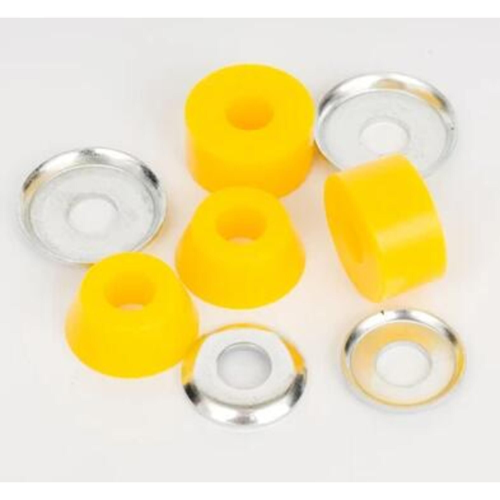 RAMPAGE Skateboard Bushings - Yellow 96A (Super Hard)