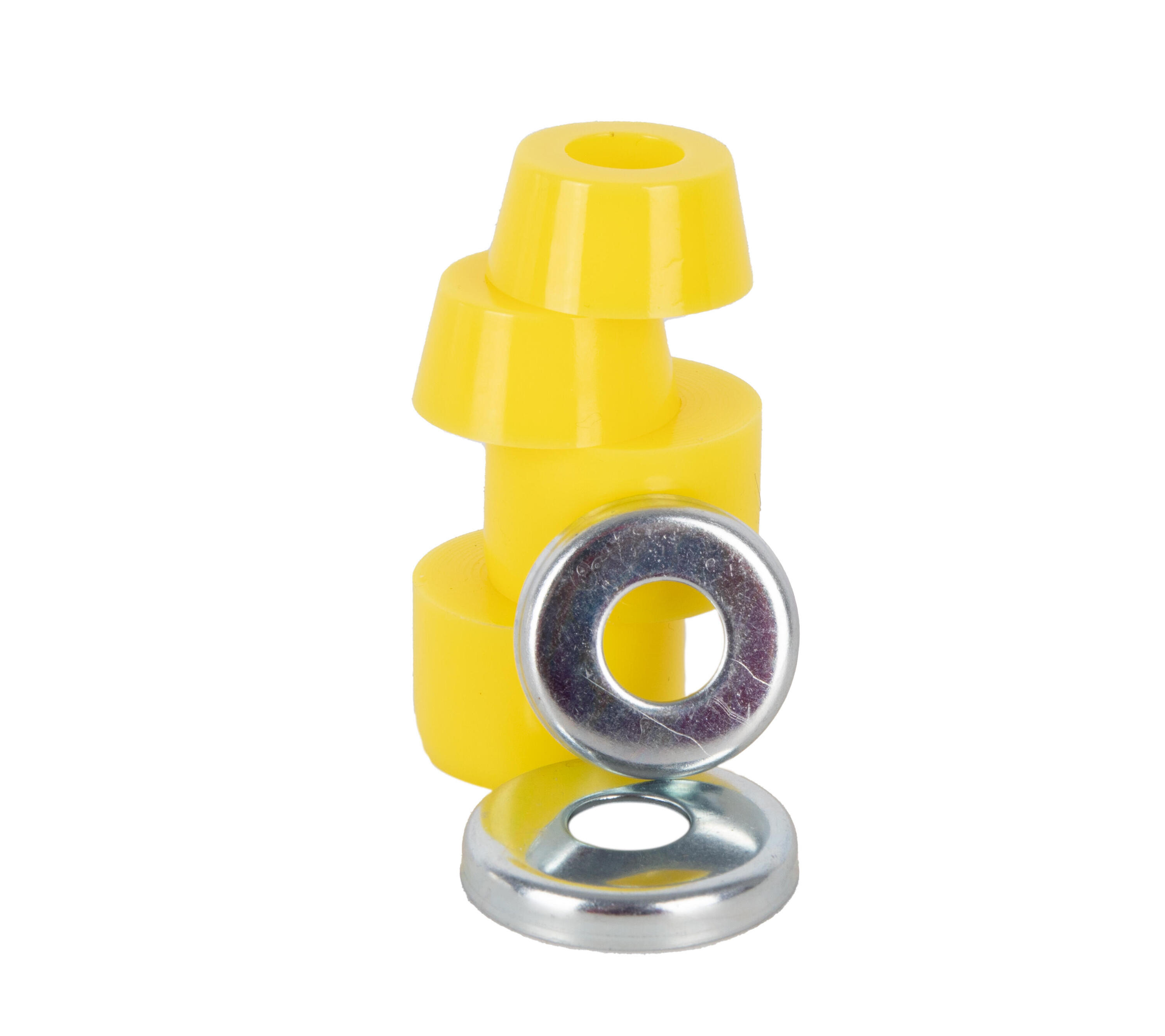 Skateboard Bushings - Yellow 96A (Super Hard) 4/4