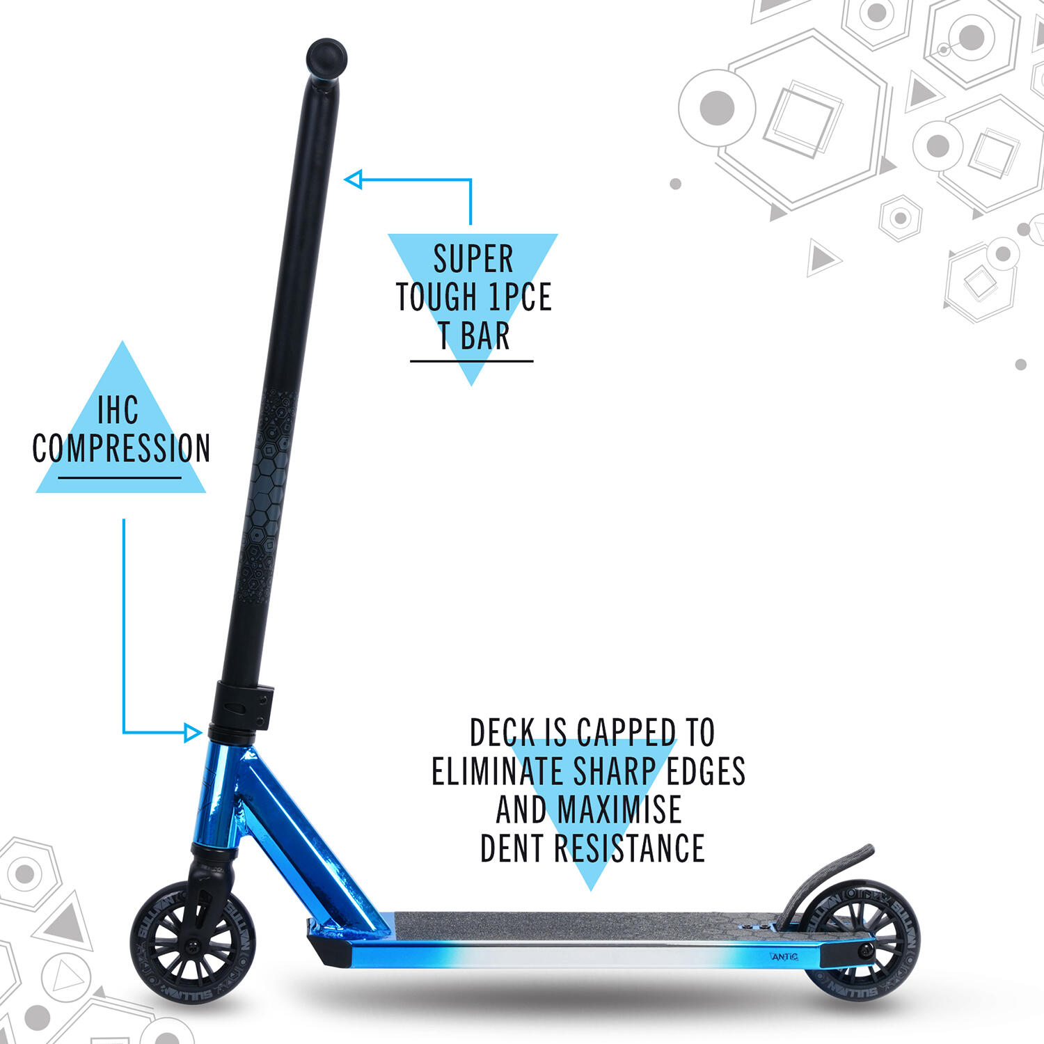 Antic Stunt Scooter, Electro Blue 5/5