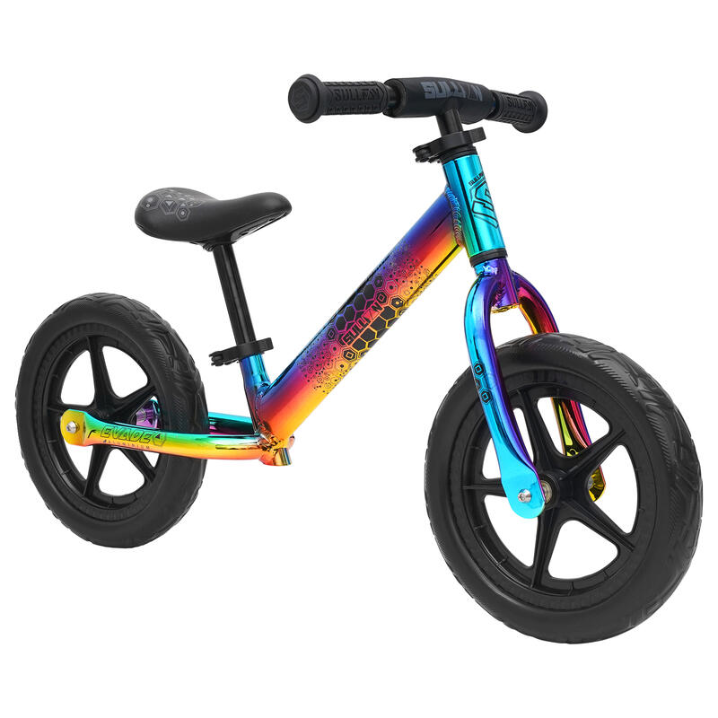 Evade 12" Balance Bike - Rowerek biegowy - Metaliczny neon/Czarny