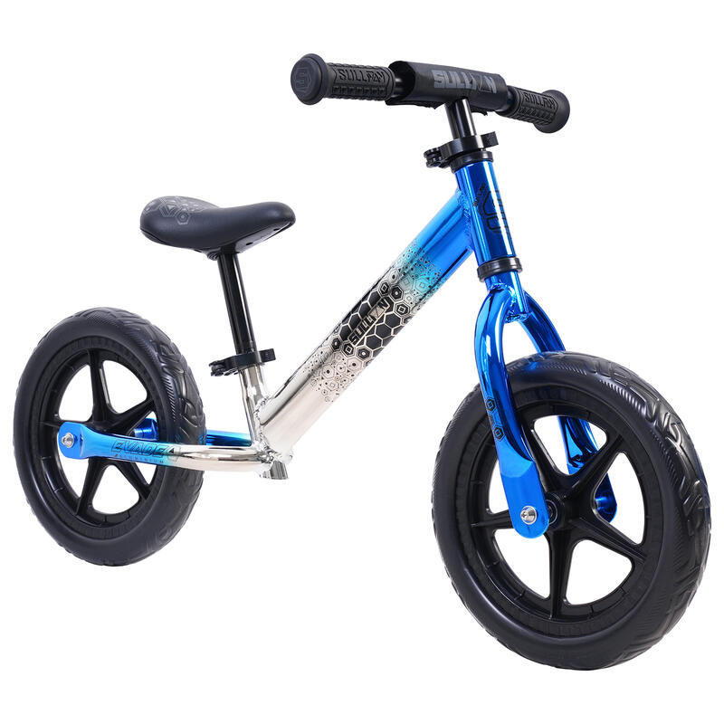 Evade 12" Balance Bike - Rowerek biegowy - Niebieski/Czarny/Srebrny