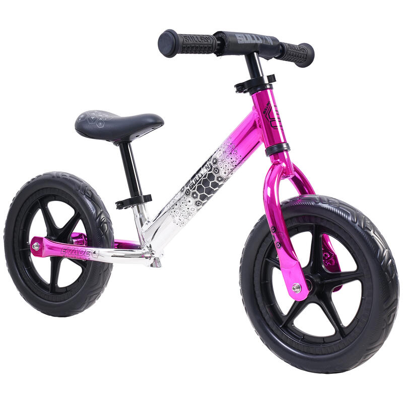 Evade 12" Balance Bike - Rowerek biegowy - Różowa/Czarny/Srebrny