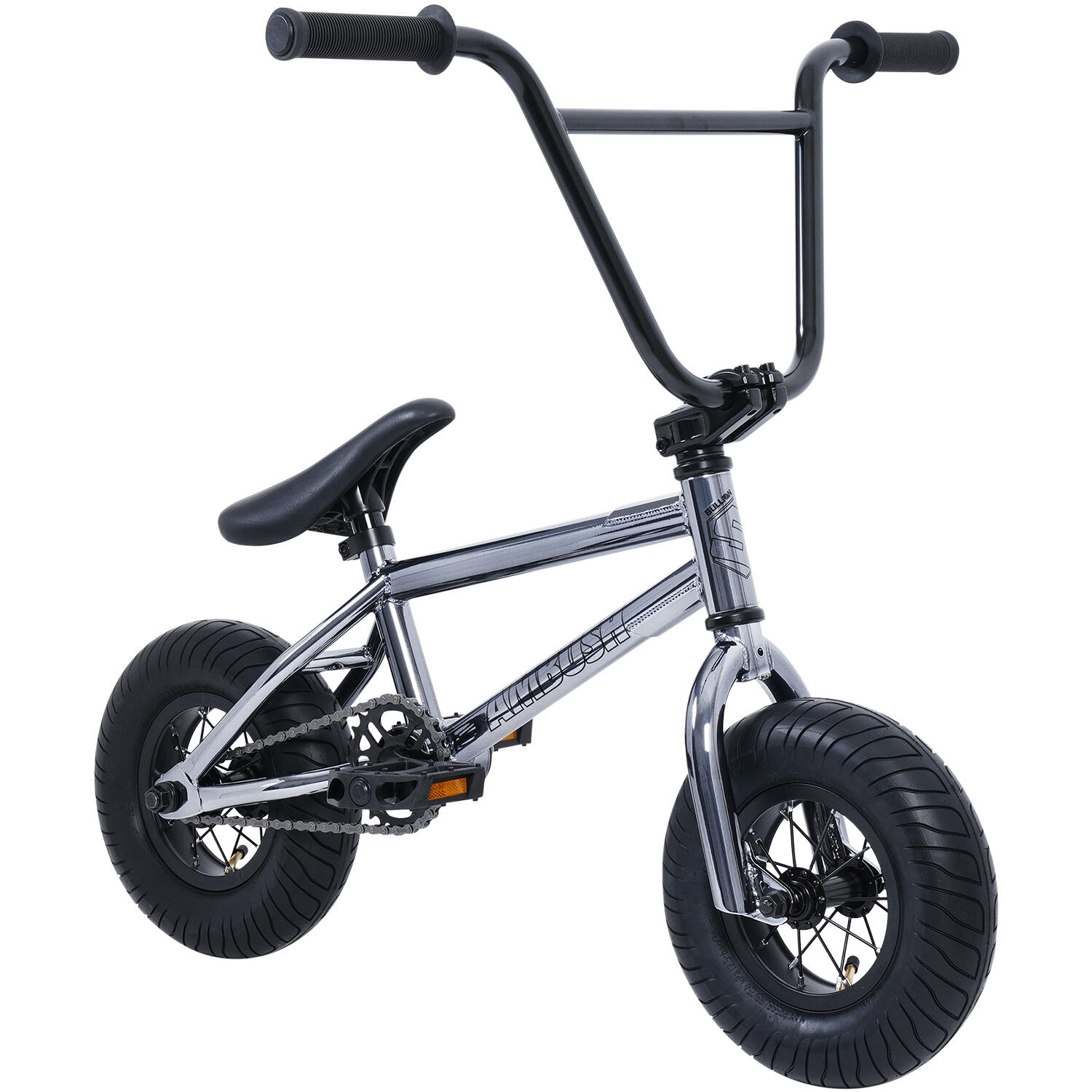 Mini BMX Bike, Gun Metal Silver 1/5