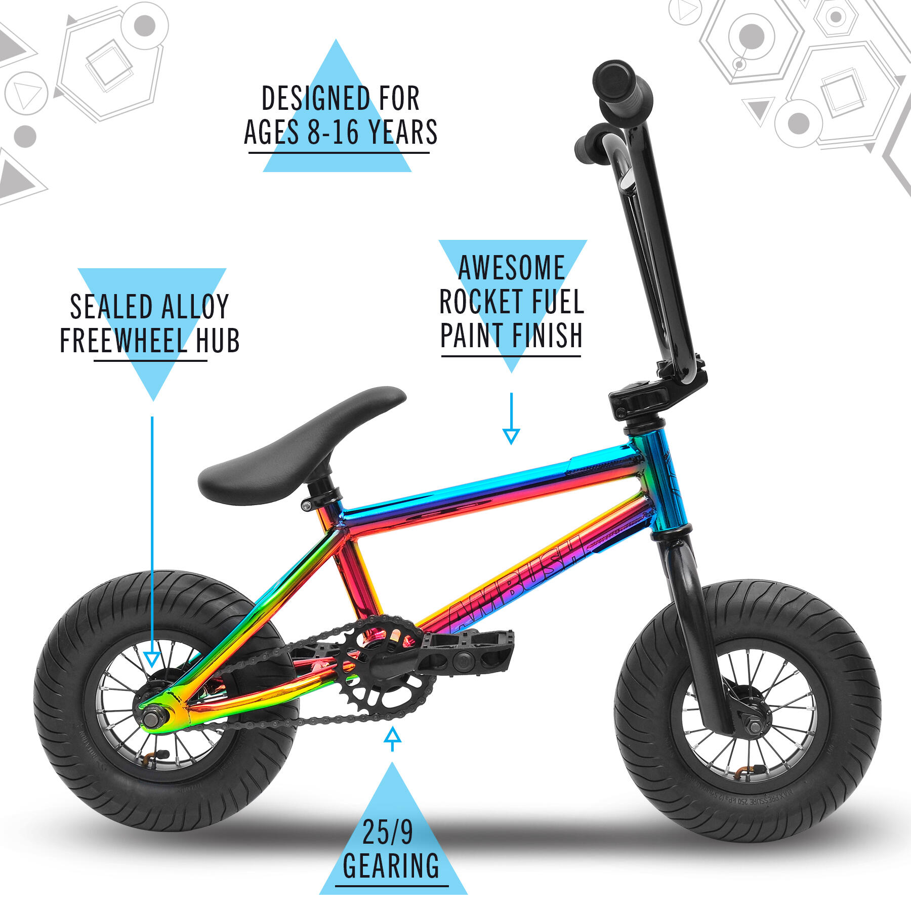 Mini BMX Bike, Neo Chrome 2/6