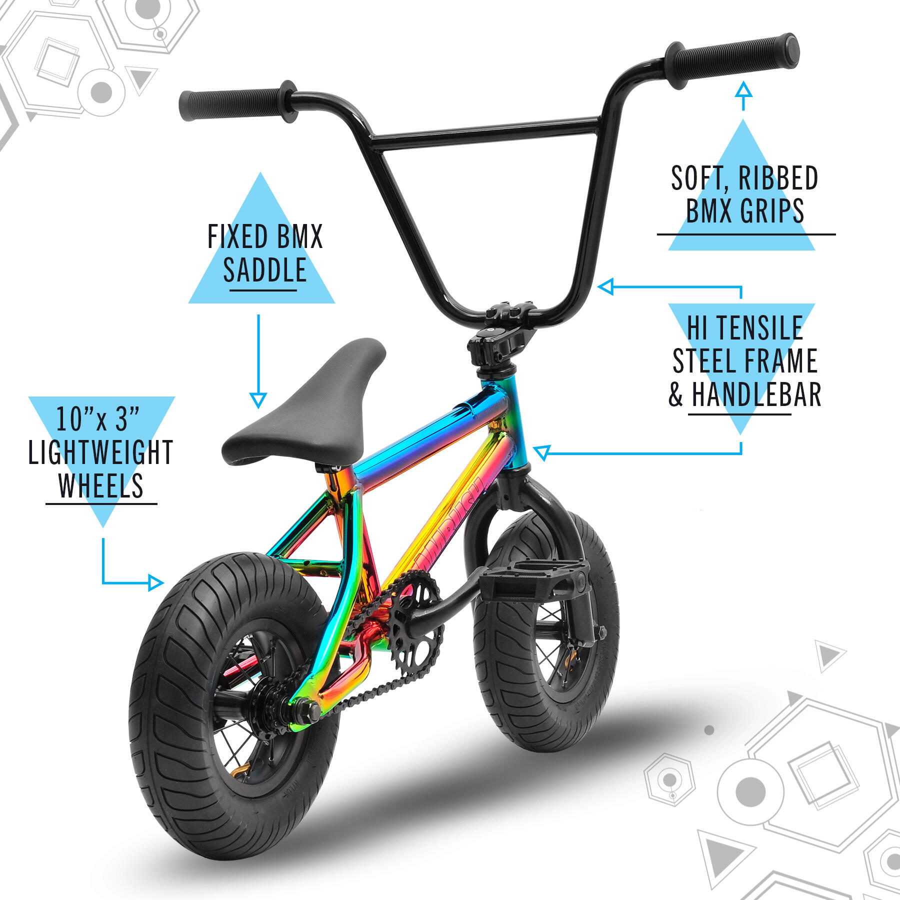 Mini BMX Bike, Neo Chrome 3/6