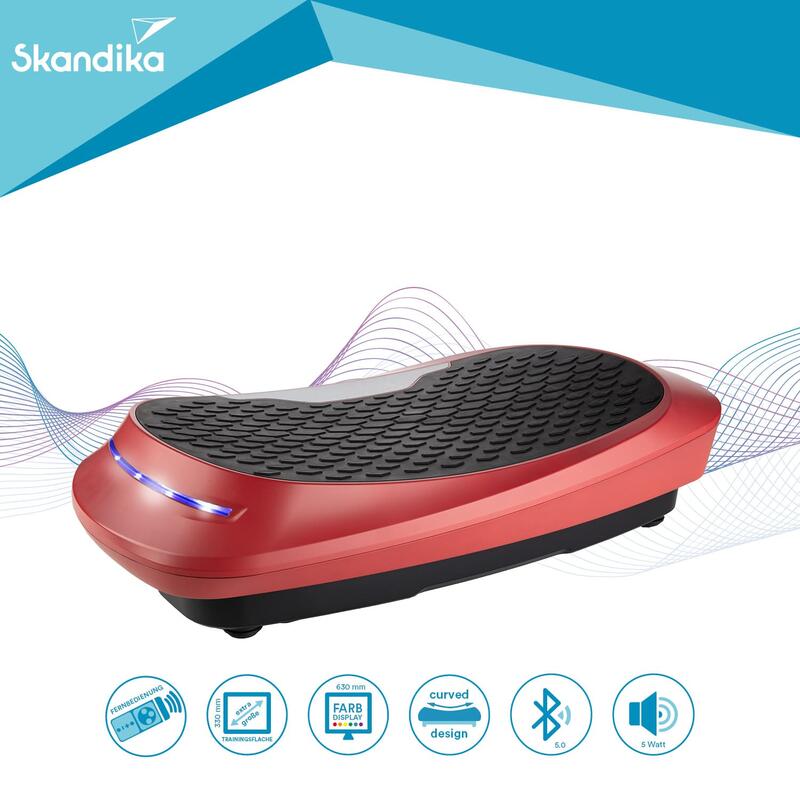 Pedana vibrante - V2500 - Fitness - design curvo - frequenza oscillante