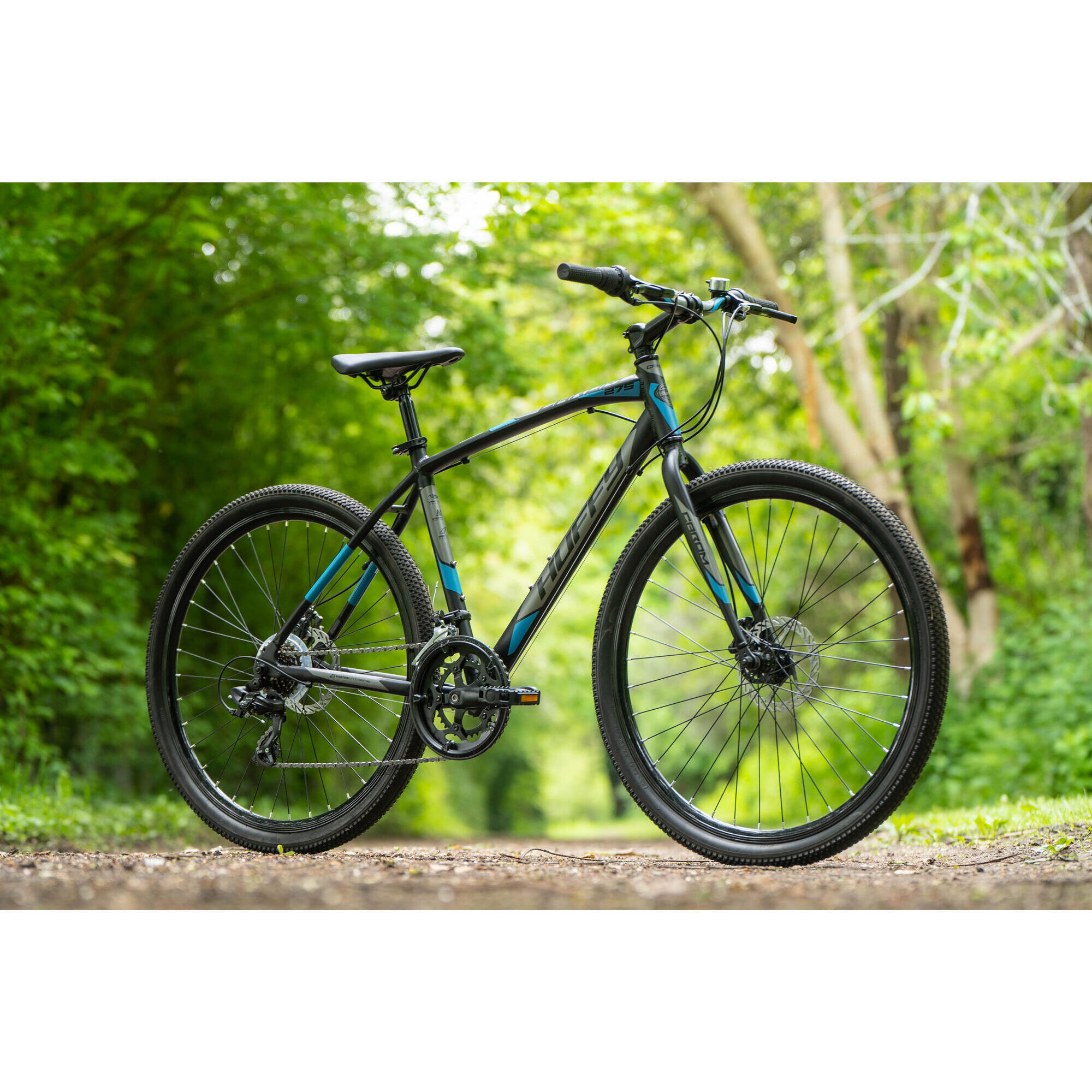 Huffy Carom 27.5" Men's Gravel Hybrid Hardtail Bike 14spd Disc Brakes 4/6