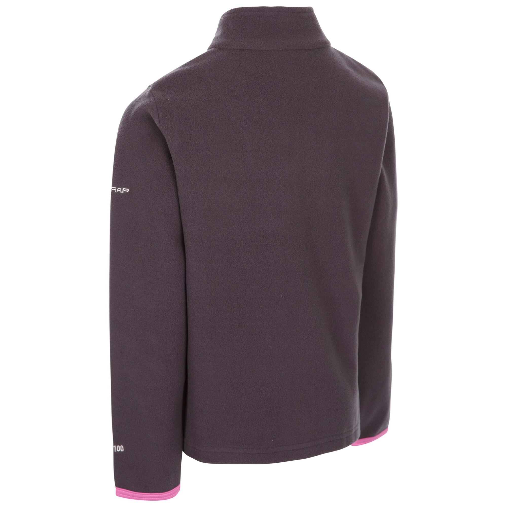 Kinder Microfleecepullover Sybil Mädchen Dunkelgrau 2/5