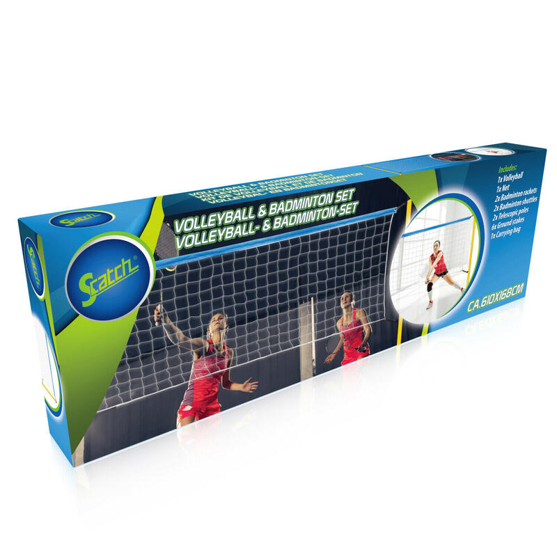 Set pentru volei/badminton, SCATCH, Multicolor