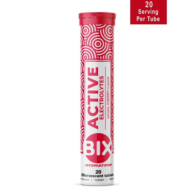 BIX ACTIVE Cherry Sports Hydration Electrolyte - Single Tube (20 Tablets)