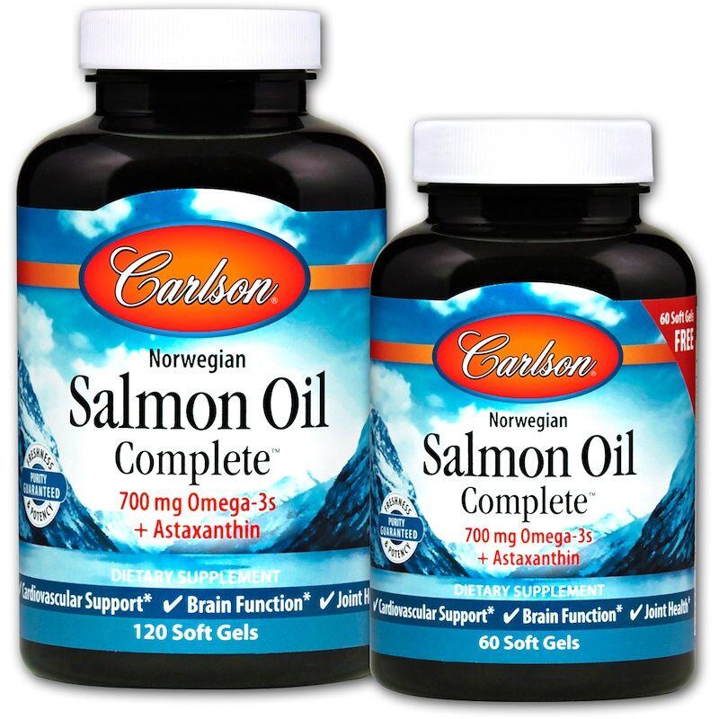 CARLSON LABS Norwegian Salmon Oil Complete 120+ 60 vcaps
