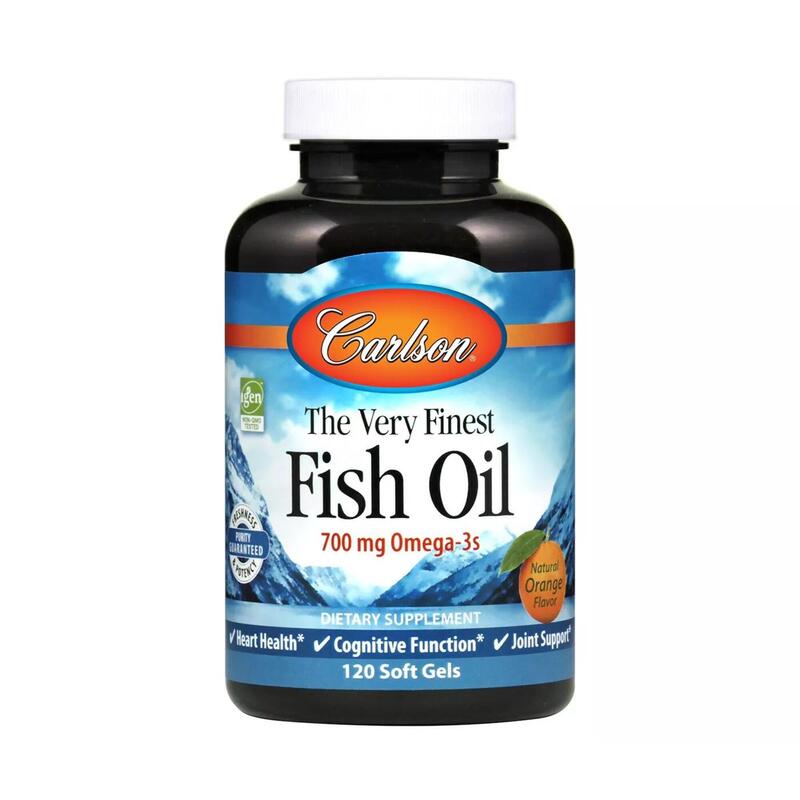 CARLSON LABS The Very Finest Fish Oil Natural Lemon - 120 + 30 softgels