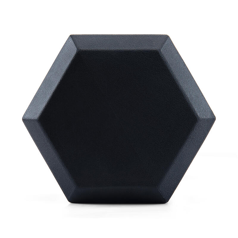 MOVO HEX HANTEL 22,5 KG Hexagon Gummi-Kurzhantel