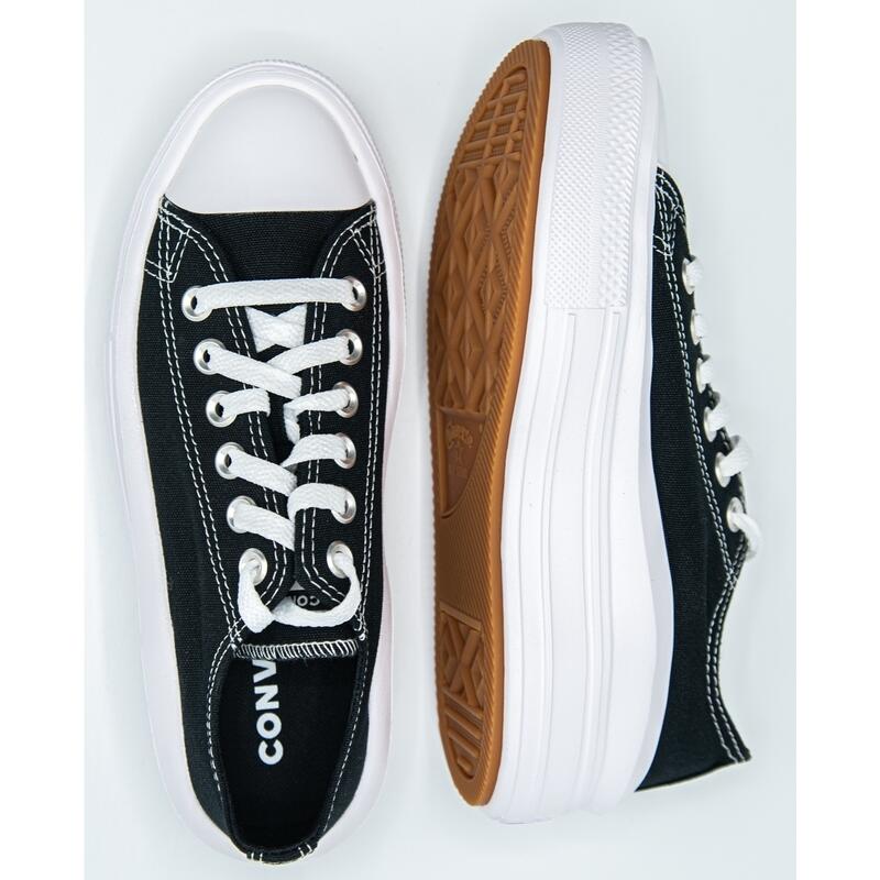 Tenisi femei Converse Chuck Taylor All Star Move Low Top, Negru