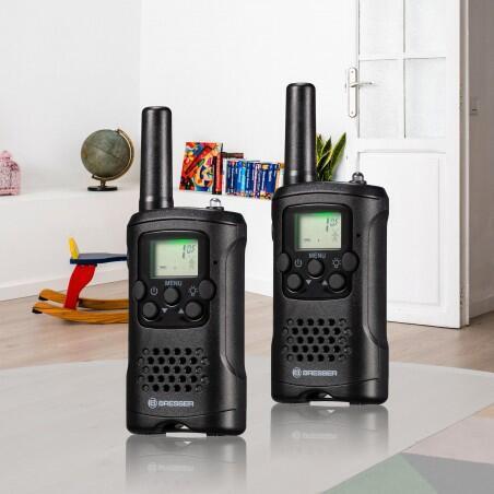 Talkies-walkies 6 km Scope et Bresser mains libres