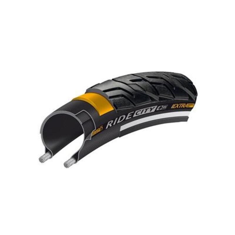 Pneu extérieur continental R 37-622 Conti Ride City Black Brown