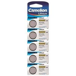 Camelion Button Cell Beat Batter 3V CR2032 Card A 5 pièces