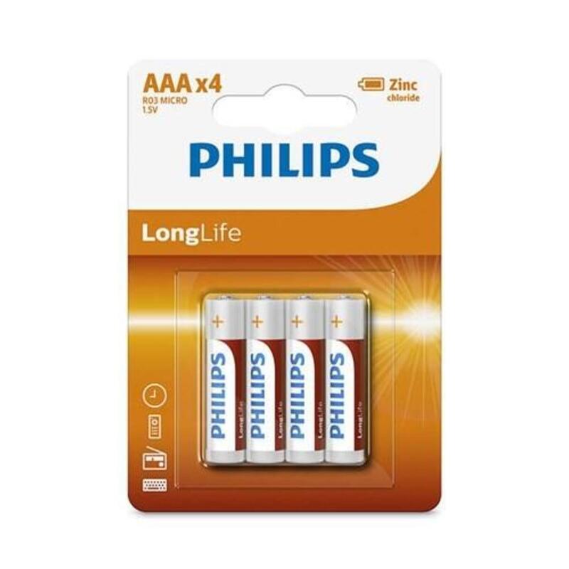 Philips longlife aaa/lr03 mini penlite op kaart