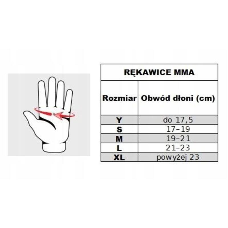 Rękawice przyrządowe MMA Rurki ze skóry naturalnej