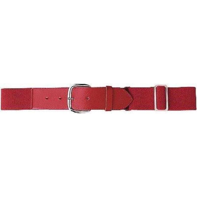 Cinturón de béisbol - Elástico - Para pantalones de béisbol - Niños (rojo)