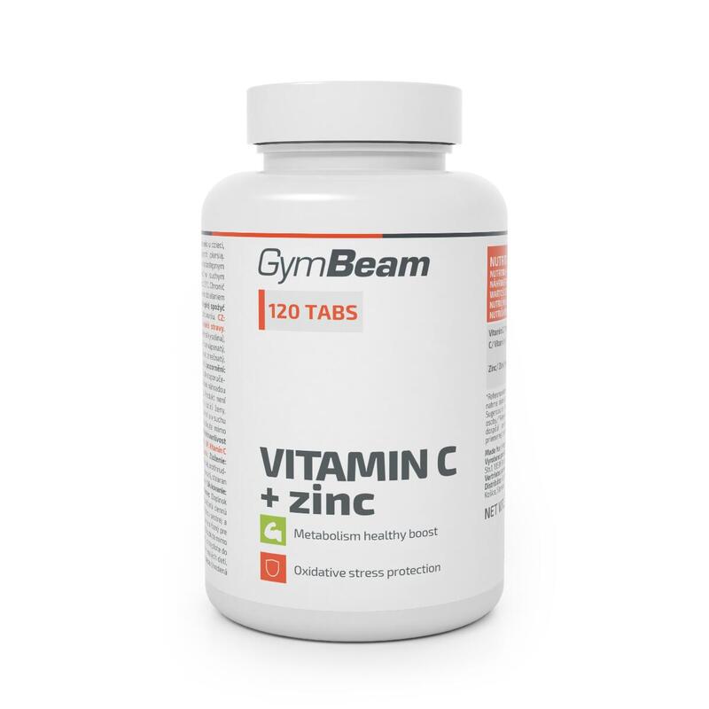 Witamina C + Cynk GymBeam 120 tabletek
