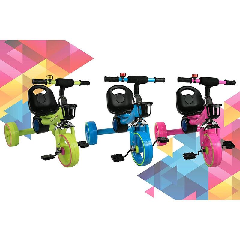Triciclo-Correpasillos de Equilibrio con pedales y sonido para Niños