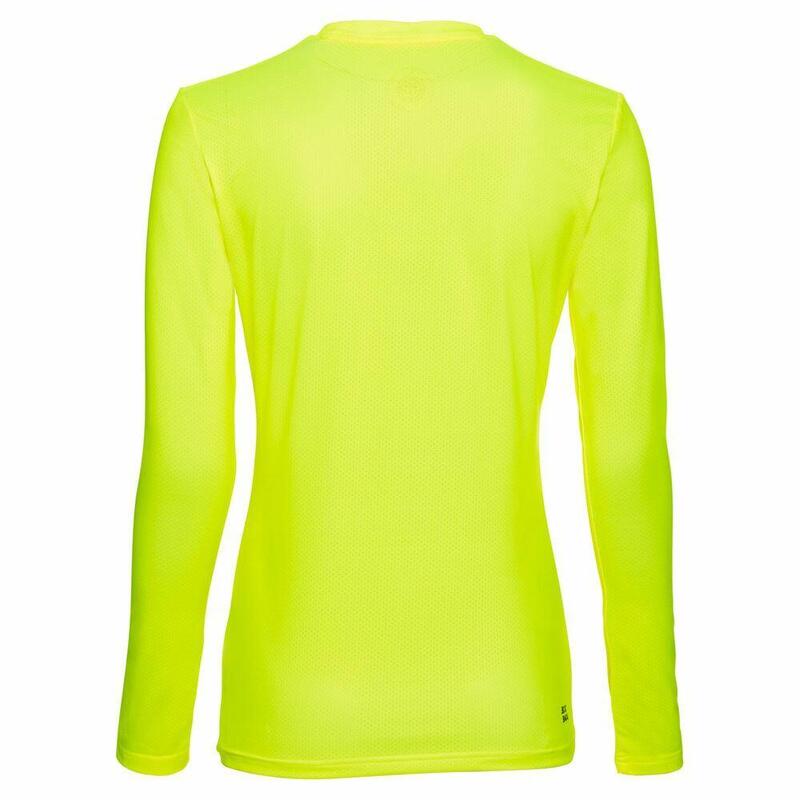 Mina Tech Roundneck Longsleeve - neongreen