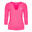 Ariana Tech V-Neck Longsleeve - pink