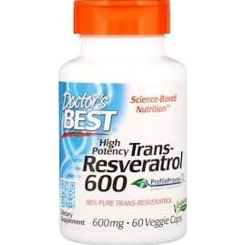 Doctor's Best Trans-Resveratrol 600 60 vcaps