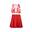 Kaja Tech Dress (2 In 1) - dark blue/neon red