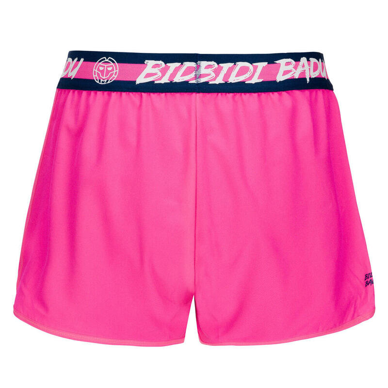 Grey Tech Shorts (2 in 1) - pink/darkblue