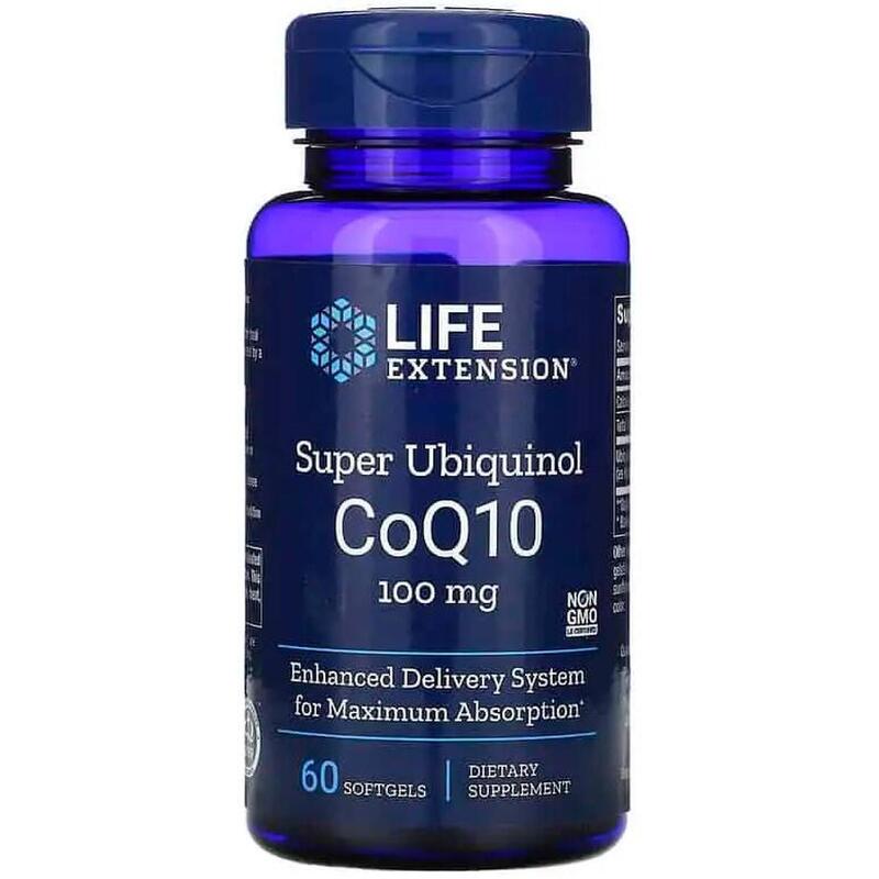 Life Extension Super Ubiquinol CoQ10 with Enhanced Mitochondrial Support