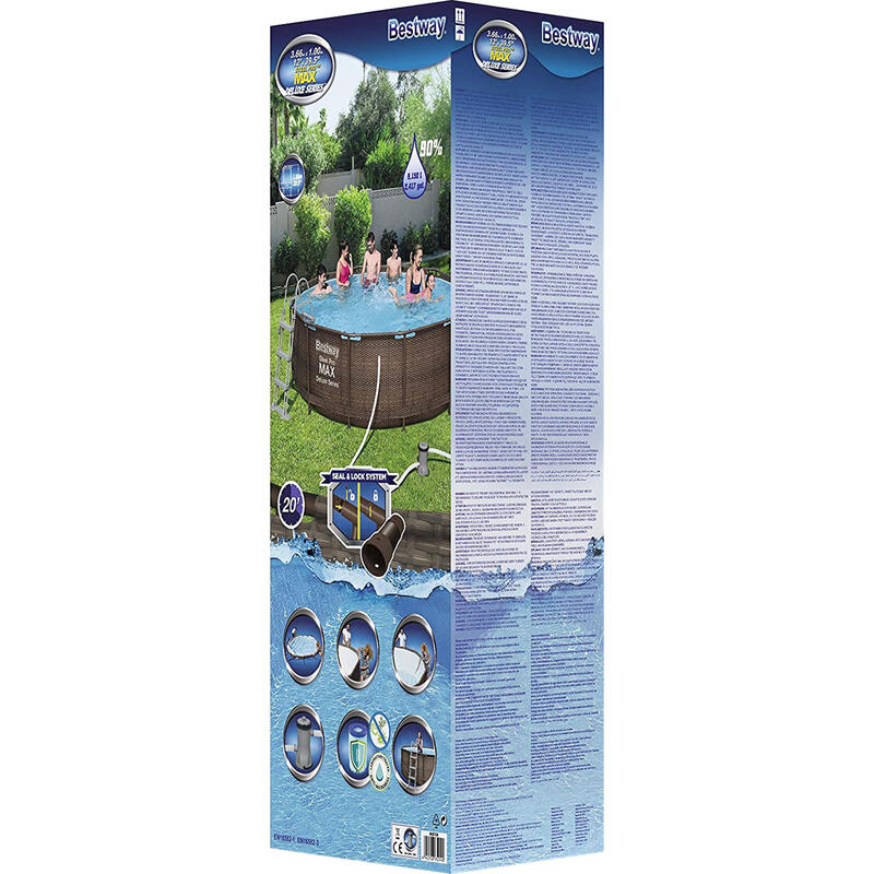 Bestway Piscine Steel Pro Max Rotan 366 cm