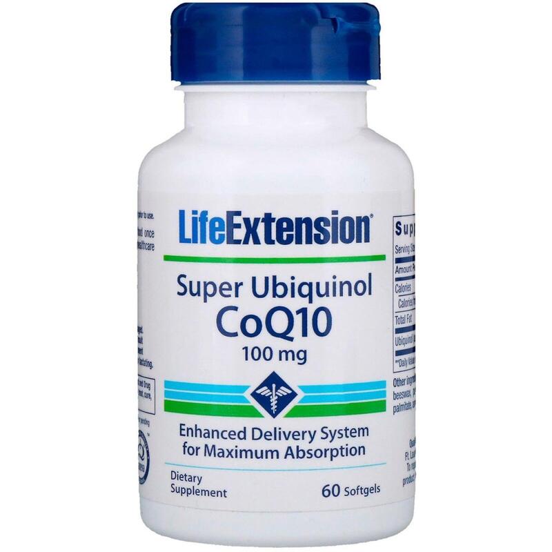 Life Extension Super Ubiquinol CoQ10 60 softgels