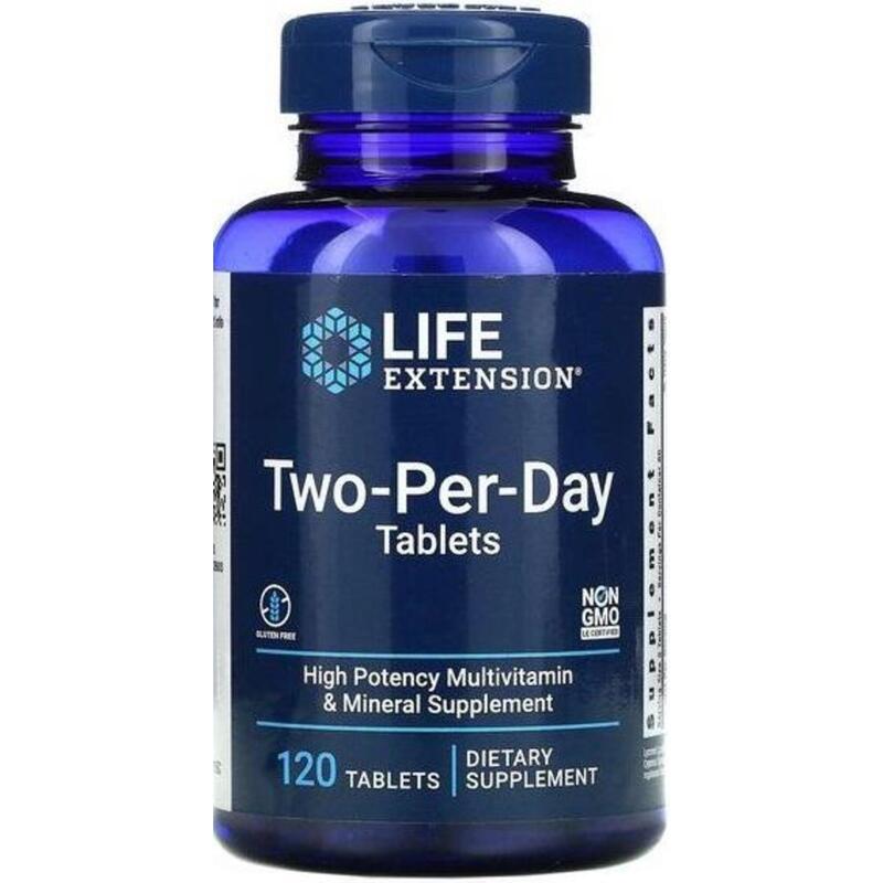 Life Extension Two-Per-Day Tablets - 120 tablets